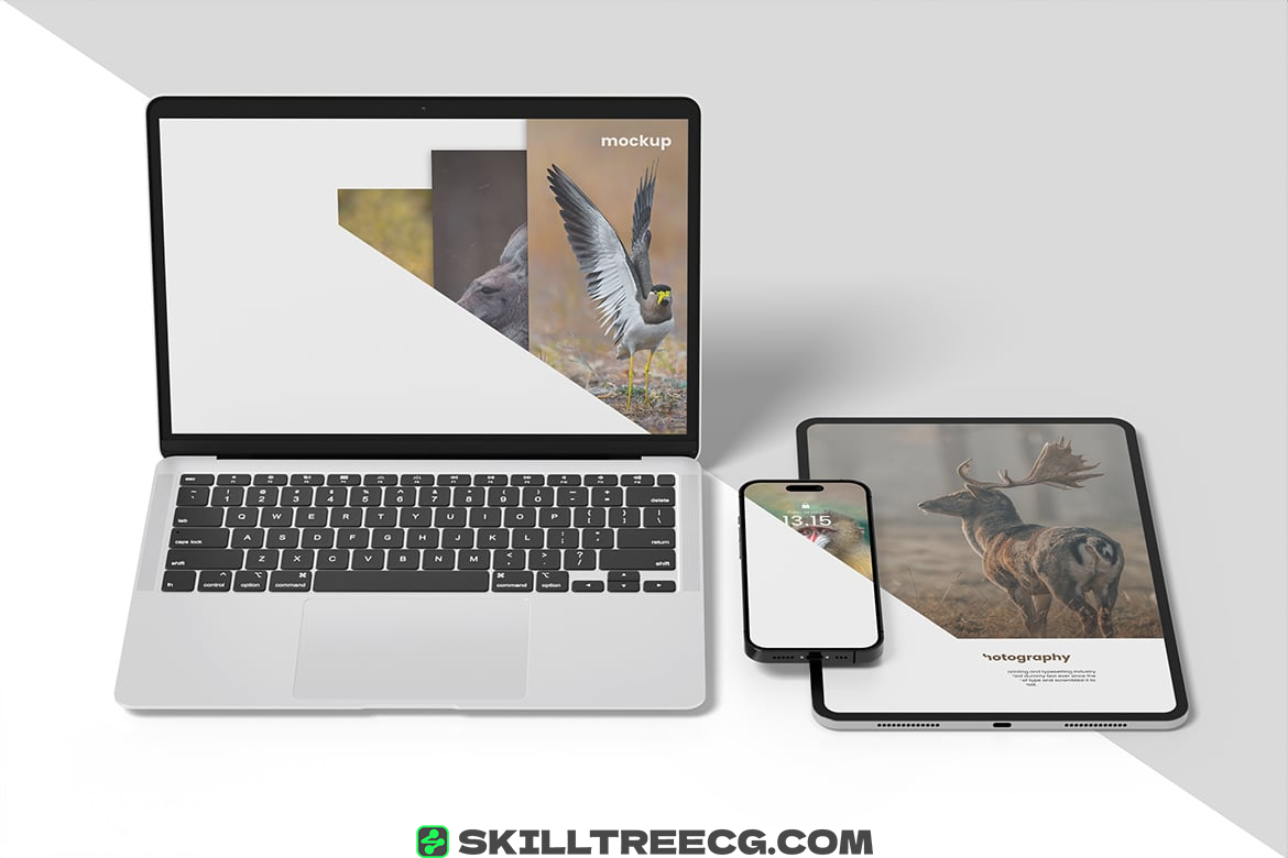 图片[4]-Multi Devices Mockup with Clean Background（029583）-技能树